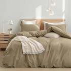 3 Pcs Luxury Quilt Cover Durable Comforter Duvet Covers Set Twin Full Queen King