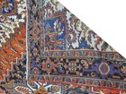 Rare C 1930 Heriz Rug 8x11 Ft     Showroom Tribal Geometric     Hand Knotted