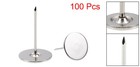 Upholstery Nails Tacks 19mmx30mm Flat Head Furniture Nails Silver Tone 100 Pcs