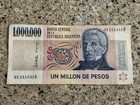 1981-1983 Argentina 1 000 000 Un Million De Pesos Banknote