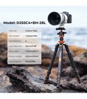 K   F Concept 68  Carbon Fiber Camera Tripod Detachable Monopod For Dslr Cameras