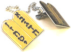 Jewish Hebrew 10 Commandments Tallit Clips Judaica Judaism Israel Jerusalem