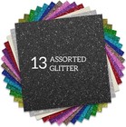 Glitter Htv Heat Transfer Vinyl 12 x12  Bundle 13 Sheets Iron On Vinyl For T-   