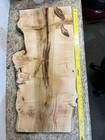 Stunning Live Edge Maple Wood Burl Slab 30  x15 5  x1 3 8   Thick