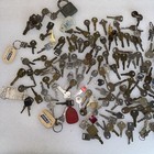 Large Vintage Key Lot 100  Yale Curtis Briggs Taylor Auto Padlock Locksmith Keys