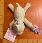 New Stephen Joseph Soothie Snuggle Pacifier Holder Plush Lovey Green Dinosaur