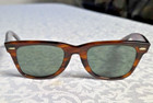 Vintage Ray Ban Sunglasses L2052 Wayfarer 1980s Brown Frame Bausch   Lomb Usa Bl