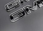 New Front   Rear Emblem Chrome Kit For 2019 - 2025 Gmc Sierra 1500 2500hd 3500hd