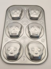 Halloween Sugar Skull   Day Of The Dead Baking  jello   Muffin Aluminum Pan mold