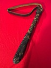 Antique Leather Police military officer Slap Jack Cosh W  Weighted Woven Handle
