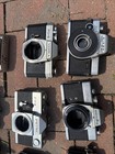 Slr   Compact Camera Body Lot Of 14     Minolta  Yashica  Petri  Ricoh For Parts
