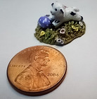 Wee Forest Folk Little Lambie White Retired Miniature Easter Accessory Nib
