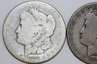 Lot Of Two Good 1878 S   About Good 1878 S Morgan 90  Silver Dollar  num3990 