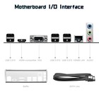 H61 Motherboard 2 X 8gb Ddr3 Lga 1155  Itx  Pcie 2 0  100m Lan  Sata Ii M 2