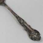 Charter Oak Serving Fork Gilded Tines 1906 Rogers Silverplate L  Monogram