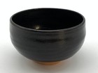 Japanese Satsuma Kirishima Kuro Chawan Tea Bowl-cw2357