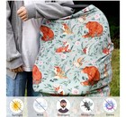 Baby Multi-use Stretchy Nursing Cover Newborn Infant Canopy Car Seat Cart Covers