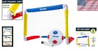 Franklin Sports Kids Soccer Goal - 24x16 With Pump And Ball For Toddlers