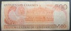 1989 Costa Rica 500 Colones P255b C3987371 