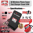 30w Wireless Phone Charger Stand Pad Fast Charge For Samsung Iphone Lg Universal