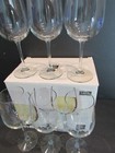 Libbey Glass Vina Set Of 6 Oversized 9 5  Tall Wine Glasses Holds 18 5 Oz