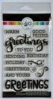 Catherine Pooler - Cheerful Greetings Sentiment Stamp   Die Set   New