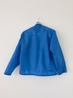 Vintage 80s American Airlines Aa Logo Blue Zip-up Jacket W  Red   White Stripe