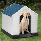 Dog House Indoor Outdoor Durable Ventilate Waterproof Pet Plastic Dog House F   