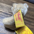 Vtg Steiff Miniature Mohair Teddy Bear 0201 11 Germany 3  Ear Button Tag