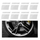 8 Pcs Wheel Rim Decal Stripes  2 8     2 3  Reflective Tire Rim Stripe White