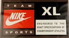Team Nike Xl Vintage-style Dealer Store Banner Sign Display Pennant
