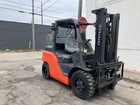 2020 Toyota 8000 Lb  Solid Pneumatic Diesel Forklift With Ss And  2 Stage Mast