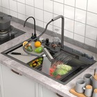 Cozhao Single Bowl Kitchen Sink One Piece 31 5 17 7 8 3inch  31 4 18 11 Inch