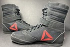 Reebok Boxing Boots Nubuck Black Red Bd1347 Canelo Mayweather Rare Mens Size 9 5
