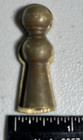 Vintage Old Antique Brass Escutcheon With Swivel Cover