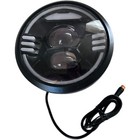 3 Pin Male Plug Fat Tire Eike Led Headlight With Horn For 48v 60v 52v Snow Bike