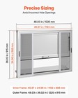 Vevor 48x36 In Concession Window W  Folding Shelf Aluminum Alloy Service Window