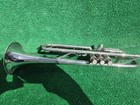 King Golden Flair Trumpet Bb Silver Plated Vintage Used With Case