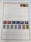 Belgium Stamp Collection Album Pages Vintage Used Classics Trains Europa Lot