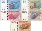 Hong Kong 20 50-1000 Dollars 2010 P 297 298 299-301 Unc Scb Set 5 Pcs Aa Prefix
