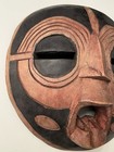 Vintage African Wood Hand Carved Tribal Mask Round 11  Ghana