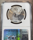 1972 Brazil Silver 20 Cruzeiros Independence Anniversary Ngc Ms 62 Nice Coin