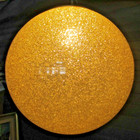 Very Large Vintage Mcm Orange Lucite Swag Hanging Chain Lamp Mid Century Modern