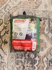 Youth Coleman Green Rain Jacket Packable Camping School Fits Size 8-10