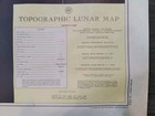 1964 Topographic Lunar Map Edition 2-ams  First Printing 1 5 000 000 Scale