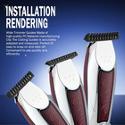 Professional Set Of 3 T Wide Trimmer Guides Replacement For Wahl T Blade Guides