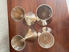Vintage Silvestri Silver Plate Candlestick Set Of 4 Postmodern