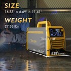 Tooliom 6-in-1 Ac dc Pulse Tig Welder 110v 220v Digital Multiprocess Arc Stick