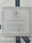 Tessitura Toscana Telerie Italy White 100  Cotton Sateen Queen Sheet Set