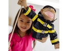 Melissa   Doug Rescue Puppet Set - Police Officer And Firefighter 